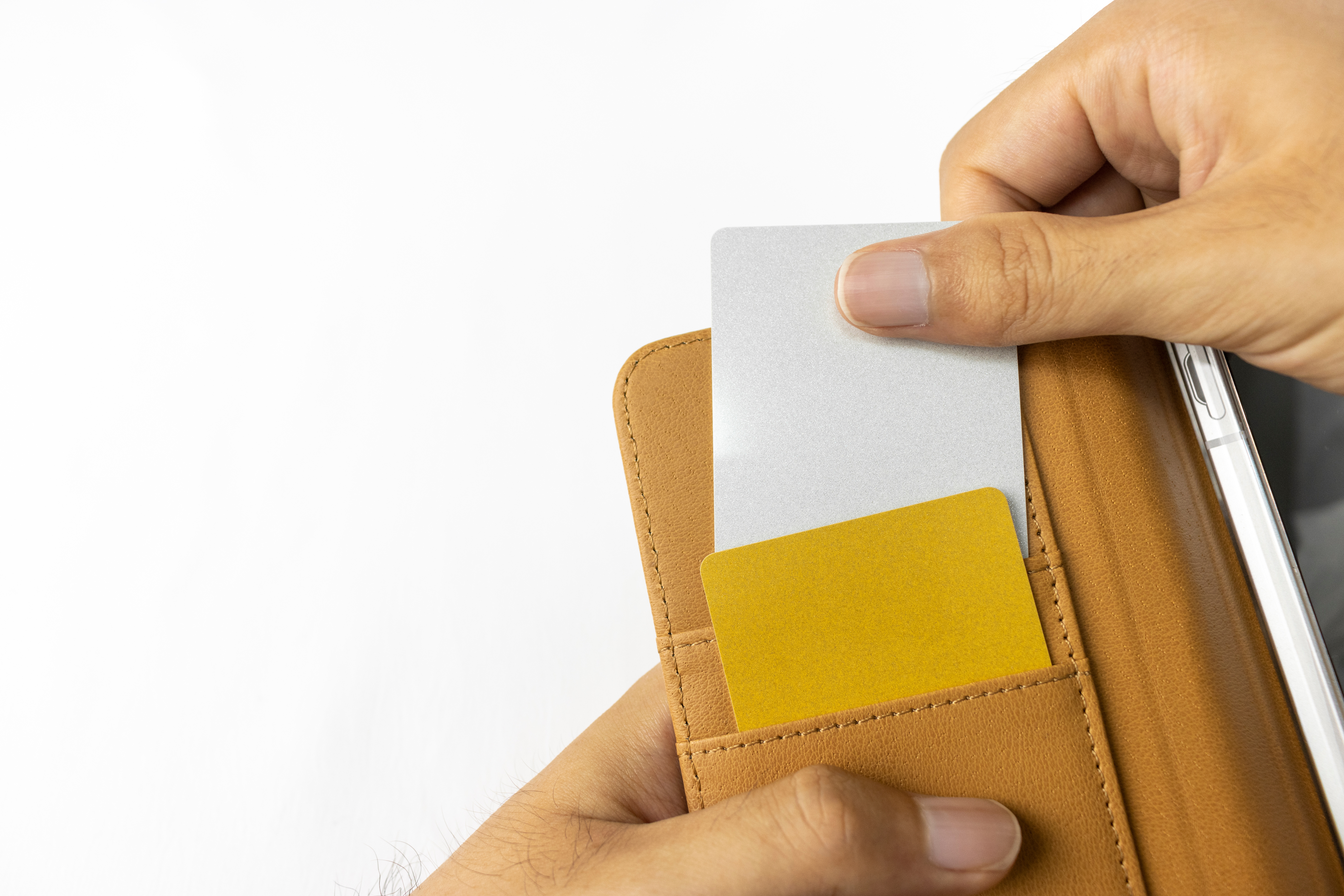 カードを重ねて収納