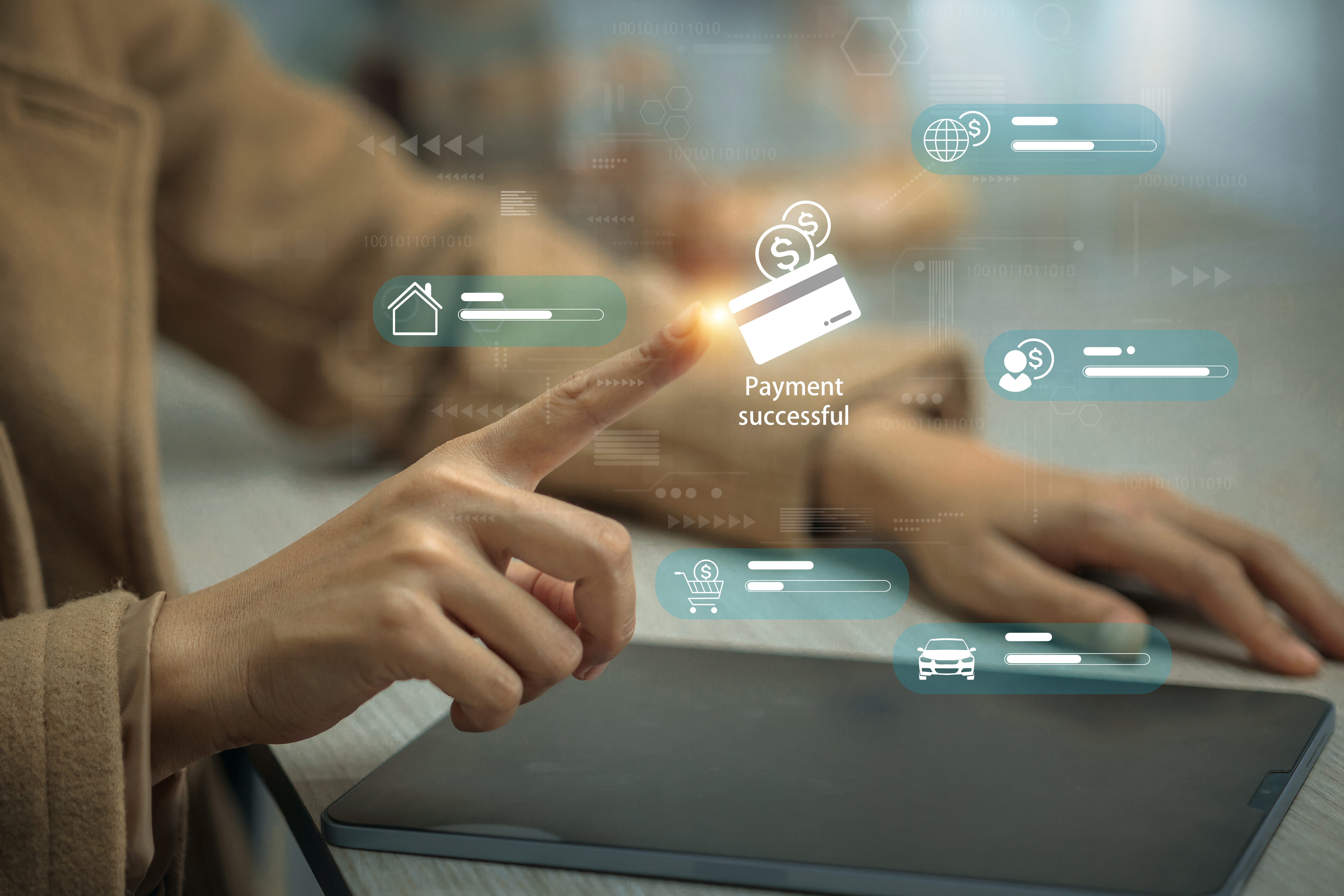 ICカードイメージイラストの入った写真